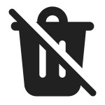 Delete Off SVG Icon